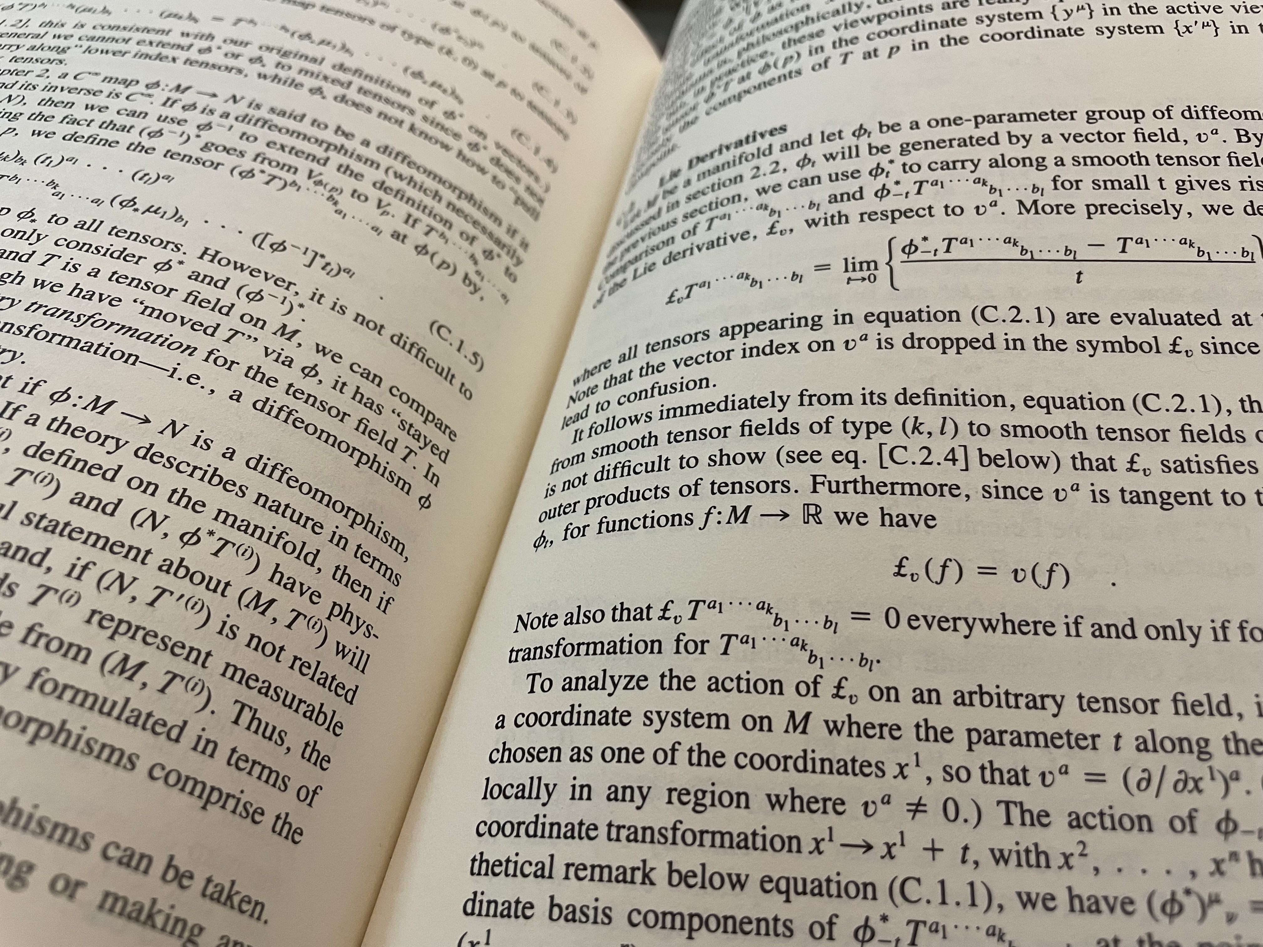 Lie derivatives and cluttered notation